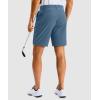 imageG Gradual Mens Golf Dress Shorts 7 Inch Inseam Lightweight Quick Dry Chino Casual Work Shorts for Men with 4 PocketsSlate Blue