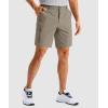 imageG Gradual Mens Golf Dress Shorts 7 Inch Inseam Lightweight Quick Dry Chino Casual Work Shorts for Men with 4 PocketsStone Grey