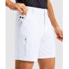 imageG Gradual Mens Golf Dress Shorts 7 Inch Inseam Lightweight Quick Dry Chino Casual Work Shorts for Men with 4 PocketsWhite