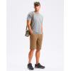 imageG Gradual Mens Golf Shorts 11 Long with 4 Pockets Lightweight Knee Length Elastic Waist Quick Dry Casual Dress Work ShortsDark Khaki