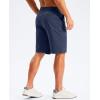 imageG Gradual Mens Golf Shorts 11 Long with 4 Pockets Lightweight Knee Length Elastic Waist Quick Dry Casual Dress Work ShortsNavy