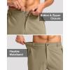 imageG Gradual Mens Hiking Cargo Shorts with 4 Zipper Pockets 9 Quick Dry Lightweight Casual Work Shorts for Men Golf FishingDusty Khaki