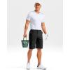 imageG Gradual Mens Shorts 11 Lightweight Casual Shorts for Men with 3 Pockets Summer Quick Dry Breathable Golf ShortsBlack