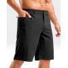 imageG Gradual Mens Shorts 11 Lightweight Casual Shorts for Men with 3 Pockets Summer Quick Dry Breathable Golf ShortsBlack