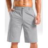 imageG Gradual Mens Shorts 11 Lightweight Casual Shorts for Men with 3 Pockets Summer Quick Dry Breathable Golf ShortsHeather Bright Grey