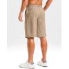 imageG Gradual Mens Shorts 11 Lightweight Casual Shorts for Men with 3 Pockets Summer Quick Dry Breathable Golf ShortsHeather Khaki