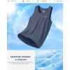 imageG Gradual Mens Workout Tank Tops Sleeveless Muscle Shirts Summer UPF 50 Quick Dry Shirts for Men Athletic Running GymDusty Blue