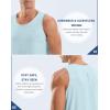 imageG Gradual Mens Workout Tank Tops Sleeveless Muscle Shirts Summer UPF 50 Quick Dry Shirts for Men Athletic Running GymLight Blue