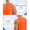 imageG Gradual Mens Workout Tank Tops Sleeveless Muscle Shirts Summer UPF 50 Quick Dry Shirts for Men Athletic Running GymOrange