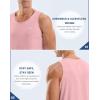 imageG Gradual Mens Workout Tank Tops Sleeveless Muscle Shirts Summer UPF 50 Quick Dry Shirts for Men Athletic Running GymPink