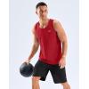 imageG Gradual Mens Workout Tank Tops Sleeveless Muscle Shirts Summer UPF 50 Quick Dry Shirts for Men Athletic Running GymRed