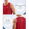 imageG Gradual Mens Workout Tank Tops Sleeveless Muscle Shirts Summer UPF 50 Quick Dry Shirts for Men Athletic Running GymRed