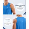 imageG Gradual Mens Workout Tank Tops Sleeveless Muscle Shirts Summer UPF 50 Quick Dry Shirts for Men Athletic Running GymSky Blue
