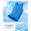 imageG Gradual Mens Workout Tank Tops Sleeveless Muscle Shirts Summer UPF 50 Quick Dry Shirts for Men Athletic Running GymSky Blue
