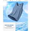 imageG Gradual Mens Workout Tank Tops Sleeveless Muscle Shirts Summer UPF 50 Quick Dry Shirts for Men Athletic Running GymSlate Blue