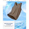 imageG Gradual Mens Workout Tank Tops Sleeveless Muscle Shirts Summer UPF 50 Quick Dry Shirts for Men Athletic Running GymTaupe
