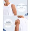imageG Gradual Mens Workout Tank Tops Sleeveless Muscle Shirts Summer UPF 50 Quick Dry Shirts for Men Athletic Running GymWhite