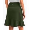 imageG Gradual Skorts Skirts for Women with 5 Pockets 20 Knee Length Golf Skirt Modest Long Tennis Athletic Skirts for WomenOlive
