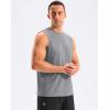 imageG Gradual Sleeveless Shirts for Men Workout Tank Tops Moisture Wicking Mens Muscle Shirt for Gym Beach Summer CasualLight Grey