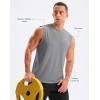imageG Gradual Sleeveless Shirts for Men Workout Tank Tops Moisture Wicking Mens Muscle Shirt for Gym Beach Summer CasualLight Grey