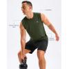 imageG Gradual Sleeveless Shirts for Men Workout Tank Tops Moisture Wicking Mens Muscle Shirt for Gym Beach Summer CasualOlive