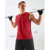 imageG Gradual Sleeveless Shirts for Men Workout Tank Tops Moisture Wicking Mens Muscle Shirt for Gym Beach Summer CasualRed