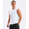 imageG Gradual Sleeveless Shirts for Men Workout Tank Tops Moisture Wicking Mens Muscle Shirt for Gym Beach Summer CasualWhite