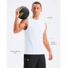 imageG Gradual Sleeveless Shirts for Men Workout Tank Tops Moisture Wicking Mens Muscle Shirt for Gym Beach Summer CasualWhite