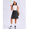 imageG Gradual Womens 20 Knee Length Golf Skirt Skort 4 Side Pockets Stretch High Waisted Tummy Control Skirt with ShortBlack Camo