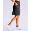 imageG Gradual Womens 20 Knee Length Golf Skirt Skort 4 Side Pockets Stretch High Waisted Tummy Control Skirt with ShortBlack Camo