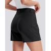 imageG Gradual Womens 5 Golf Hiking Shorts with Deep Pockets Stretchy Outdoor Womens Shorts Dressy Casual Walking TravelBlack