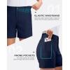 imageG Gradual Womens 5 Golf Hiking Shorts with Deep Pockets Stretchy Outdoor Womens Shorts Dressy Casual Walking TravelNavy Blue