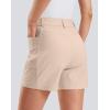 imageG Gradual Womens 5 Golf Hiking Shorts with Deep Pockets Stretchy Outdoor Womens Shorts Dressy Casual Walking TravelOatmeal Khaki