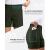 imageG Gradual Womens 5 Golf Hiking Shorts with Deep Pockets Stretchy Outdoor Womens Shorts Dressy Casual Walking TravelOlive