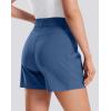 imageG Gradual Womens 5 Golf Hiking Shorts with Deep Pockets Stretchy Outdoor Womens Shorts Dressy Casual Walking TravelSlate Blue