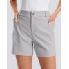 imageG Gradual Womens 5 Golf Hiking Shorts with Deep Pockets Stretchy Outdoor Womens Shorts Dressy Casual Walking TravelSleet