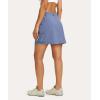 imageG Gradual Womens Skort 5 Pockets Cargo Skirt Golf Skirts Skorts for Women Casual Summer Hiking Stone Blue XXLarge