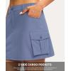 imageG Gradual Womens Skort 5 Pockets Cargo Skirt Golf Skirts Skorts for Women Casual Summer Hiking Stone Blue XXLarge