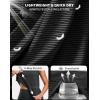 imageG Gradual Womens Sleeveless Workout Tops Lightweight High Neck Tennis Yoga Shirts Running Athletic Tank Tops for WomenWhite Stripe