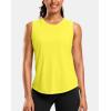 imageG Gradual Womens Sleeveless Workout Tops Lightweight High Neck Tennis Yoga Shirts Running Athletic Tank Tops for WomenYellow
