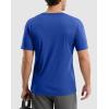 imageMens Workout Breathable TShirts Dry Fit UPF 50 Sun Shirts Lightweight Cooling Tee for Athletic Running HikingSapphire Blue
