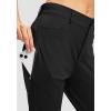 imageWomens Golf Pants with Zipper Pockets 78 Stretch Sweatpants Casual Athletic Work Ankle Pants for WomenBlack