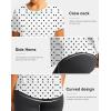 imageWomens Short Sleeve Workout Shirts UPF 50 Sun Protection TShirts Quick Dry Breathable Gym Running Hiking Tops for WomenBlack Dot