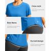 imageWomens Short Sleeve Workout Shirts UPF 50 Sun Protection TShirts Quick Dry Breathable Gym Running Hiking Tops for WomenRoyal Blue