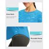 imageWomens UPF 50 Sun Shirt Long Sleeve UV Shirts Rash Guard Lightweight Quick Dry Workout Hiking Tops for WomenBlue Fish