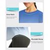 imageWomens UPF 50 Sun Shirt Long Sleeve UV Shirts Rash Guard Lightweight Quick Dry Workout Hiking Tops for WomenBlueWhite Gradient