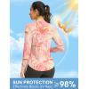 imageWomens UPF 50 Sun Shirt Long Sleeve UV Shirts Rash Guard Lightweight Quick Dry Workout Hiking Tops for WomenBlush Petal