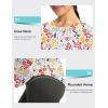 imageWomens UPF 50 Sun Shirt Long Sleeve UV Shirts Rash Guard Lightweight Quick Dry Workout Hiking Tops for WomenPink Floral