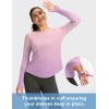 imageWomens UPF 50 Sun Shirt Long Sleeve UV Shirts Rash Guard Lightweight Quick Dry Workout Hiking Tops for WomenPinkPurple Gradient