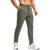imageG Gradual 303234 Inseam Tall Mens Sweatpants with Zipper Pockets Stretch Golf Workout Pants for Men Casual AthleticSage